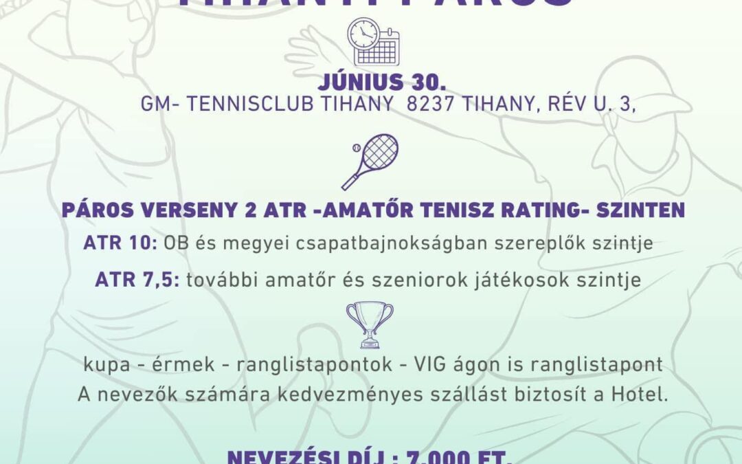 Balaton Tour 2024: II. Forduló – Tihanyi Páros